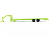 Gooseneck Trailer Lime Green with Red and White Conspicuity Stripes Hobby Exclusive Series 1/64 Diecast Model Car Greenlight GL30521