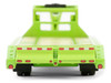 Gooseneck Trailer Lime Green with Red and White Conspicuity Stripes Hobby Exclusive Series 1/64 Diecast Model Car Greenlight GL30521