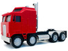 K100 5 Bar Grill Twin Steer Truck Tractor Red 1/87 (HO) Plastic Model Car Promotex 006442R