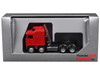K100 5 Bar Grill Twin Steer Truck Tractor Red 1/87 (HO) Plastic Model Car Promotex 006442R