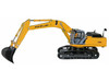 New Holland E 485 B Tracked Excavator Yellow 1/87 (HO) Diecast Model Promotex 006504Y