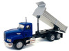 Mack Dump Truck Blue 1/87 (HO) Plastic Model Car Promotex 006599BL