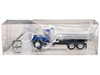 Mack Dump Truck Blue 1/87 (HO) Plastic Model Car Promotex 006599BL