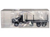 Kenworth T800 Stake Bed Truck Black 1/87 (HO) Plastic Model Car Promotex 006602BK