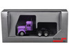 Kenworth W900 Short Day Cab Purple 1/87 (HO) Plastic Model Car Promotex 015231PU