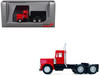 Peterbilt Short Day Cab Red 1/87 (HO) Plastic Model Car Promotex 015233R
