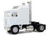 Kenworth K100 Single Axle Truck with 5 Bar Grill White 1/87 (HO) Plastic Model Car Promotex 015260W
