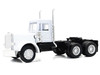 Peterbilt Short Day Cab with Updated Grill White 1/87 (HO) Plastic Model Car Promotex 015284W