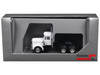 Peterbilt Short Day Cab with Updated Grill White 1/87 (HO) Plastic Model Car Promotex 015284W