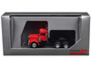 Peterbilt Short Day Cab with Updated Grill Red 1/87 (HO) Plastic Model Car Promotex 015285R