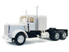 Peterbilt Sleeper Cab White 1/87 (HO) Plastic Model Car Promotex 025232W