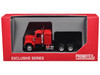 GMC Sleeper Cab Red 1/87 (HO) Plastic Model Car Promotex 025235R