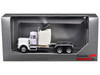 Peterbilt Sleeper Cab with Chrome Chassis White 1/87 (HO) Plastic Model Car Promotex 035232W