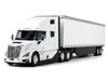 Volvo VNL 860 High Roof Sleeper and 53 Trailer with Skirts White 1/50 Diecast Model First Gear 50-3501
