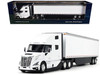 Volvo VNL 860 High Roof Sleeper and 53 Trailer with Skirts White 1/50 Diecast Model First Gear 50-3501