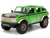 2021 Ford Bronco Green with Black Stripes and Green M&M s Diecast Figure Hollywood Rides Series 1/24 Diecast Model Car Jada 35473