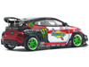 Toyota Pandem GR Yaris RHD Right Hand Drive #87 Daigo Saito Black with Graphics 1/64 Diecast Model Car Pop Race PR640106