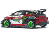 Toyota Pandem GR Yaris RHD Right Hand Drive #87 Daigo Saito Black with Graphics 1/64 Diecast Model Car Pop Race PR640106