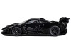 McLaren Senna GTR Black and Carbon 1/64 Diecast Model Car CM Models CM64-SENNAGTR-01