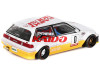 Honda Civic EF Kanjo V1 #0 Silver Metallic and Yellow Designed by Jun Imai Kaido House Special 1/64 Diecast Model Car Mini GT KHMG139
