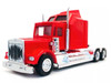 Kenworth W900 with Extra Large Sleeper Red 1/87 (HO) Plastic Model Car Promotex 035235R