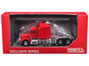 Kenworth W900 with Extra Large Sleeper Red 1/87 (HO) Plastic Model Car Promotex 035235R