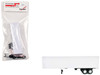 40ft Dry Van Trailer White 1/87 (HO) Plastic Model Promotex 005272W