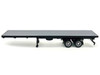 40ft Flatbed Trailer Gray Top 1/87 (HO) Plastic Model Promotex 005276GR