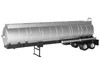 Chemical Tanker Trailer Silver 1/87 (HO) Plastic Model Promotex 005287S