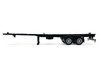 Container Chassis for 2 Axle 40ft Trailer 1/87 (HO) Plastic Model Promotex 005303BK