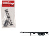Container Chassis for 2 Axle 40ft Trailer 1/87 (HO) Plastic Model Promotex 005303BK