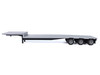 3 Axle Dropdeck Flatbed Trailer Silver Top 1/87 (HO) Plastic Model Promotex 005332S
