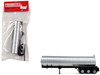 3-Axle Chemical Tanker Trailer Silver 1/87 (HO) Plastic Model Promotex 005350S