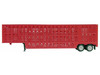Livestock Trailer Red 1/87 (HO) Plastic Model Promotex 005356R