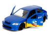 1997 Honda Civic Type R Blue Metallic with Graphics Sonic the Hedgehog 1991 Video Game Hollywood Rides Series 1/32 Diecast Model Car Jada 35482