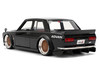 1973 Datsun 510 Black with Gold Wheels JDM Tuners Series 1/24 Diecast Model Car Jada 35954