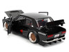 1973 Datsun 510 Black with Gold Wheels JDM Tuners Series 1/24 Diecast Model Car Jada 35954