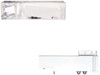 Race Horse Transport Trailer White 1/87 (HO) Plastic Model Promotex 005431W