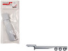 48ft 3 Axle Drop Deck Trailer with Chrome Wheels and Silver Top 1/87 (HO) Plastic Model Promotex 005454S