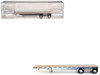 48ft Spread Axle Flatbed Trailer Silver Top 1/87 (HO) Plastic Model Promotex 005488S
