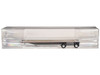 48ft Spread Axle Flatbed Trailer Silver Top 1/87 (HO) Plastic Model Promotex 005488S