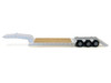 3 Axle Heavy Equipment Lowboy Trailer White 1/87 (HO) Plastic Model Promotex 005513W