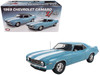 1969 Chevrolet Camaro Z 28 Carolina Blue with White Stripes Limited Edition to 420 pieces Worldwide 1/18 Diecast Model Car ACME A1805732