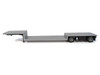 Spread Axle Double Drop Flatbed Trailer Silver Top 1/87 (HO) Plastic Model Promotex 005363S