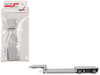 Spread Axle Double Drop Flatbed Trailer Silver Top 1/87 (HO) Plastic Model Promotex 005363S