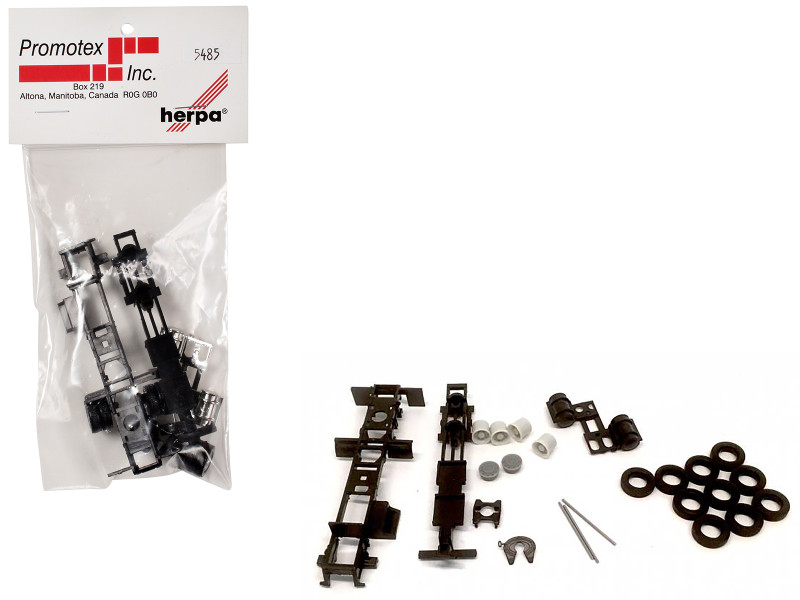 CONTENEDOR Con Chasis Promotex 1/87 Camión Accesorio De