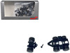 Lowboy Dual Axle Booster with Integrated Rear Axle 2 Sets 1/87 (HO) Plastic Model Promotex 005524BK