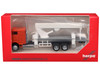 Peterbilt COE Boom Lift Picker Truck Orange 1/87 (HO) Plastic Model Car Promotex 006458OR