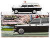 Datsun Bluebird 510 Wagon Japan Police Car Black and White Global64 Series 1/64 Diecast Model Tarmac Works T64G-026-PC