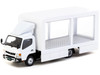Mitsubishi Fuso Canter Mobile Display Truck RHD Right Hand Drive White Truck64 Series 1/64 Diecast Model Car Tarmac Works T64T-TL002-DW